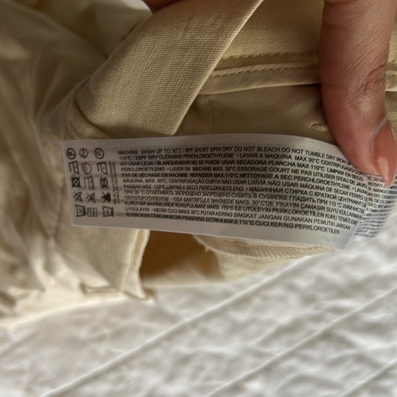 Mango Tan Pleated Shorts - Picture 10 of 10